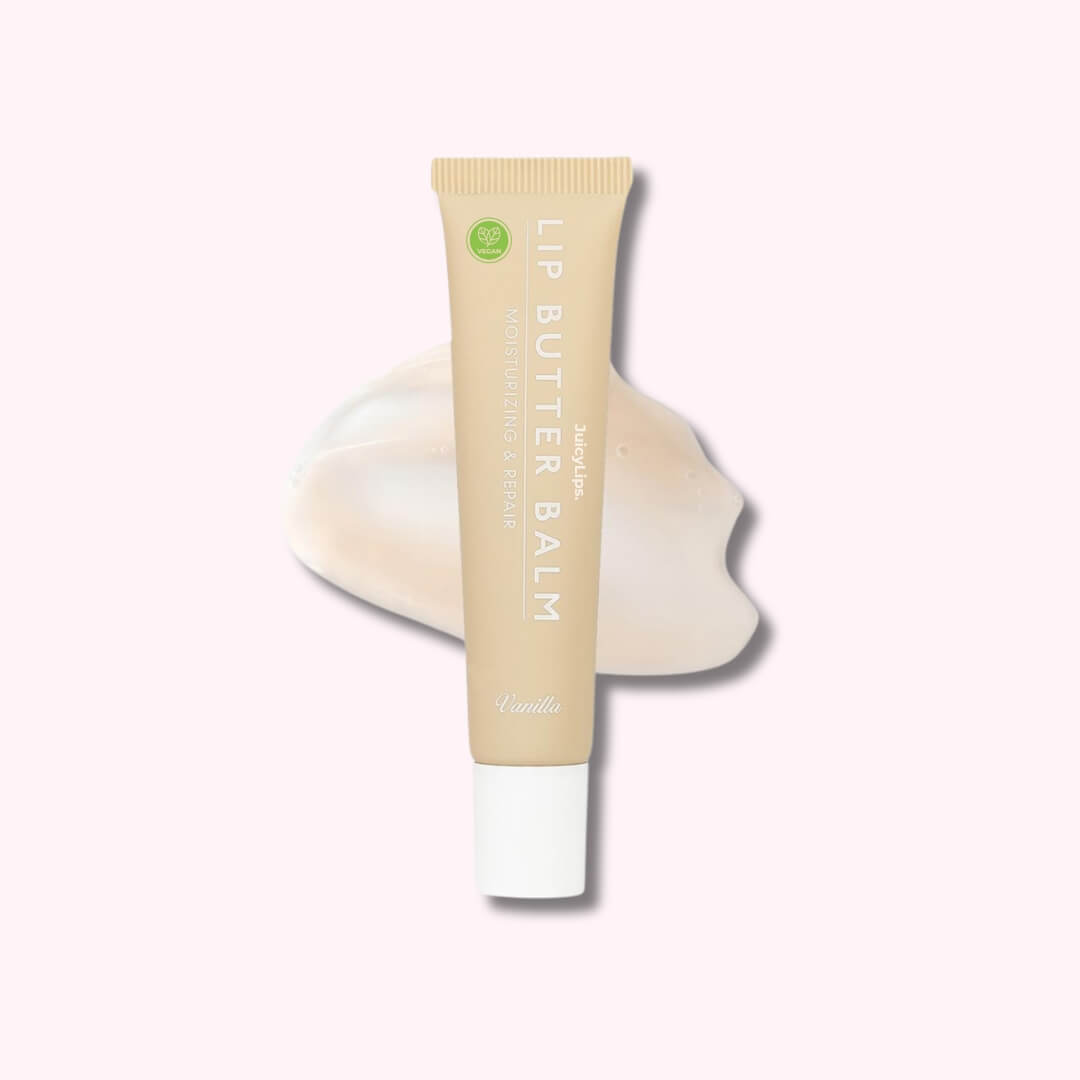 JuicyLips Lip Butter Balm Vanilla – pflegender Lipbalm in zarter Cremefarbe
